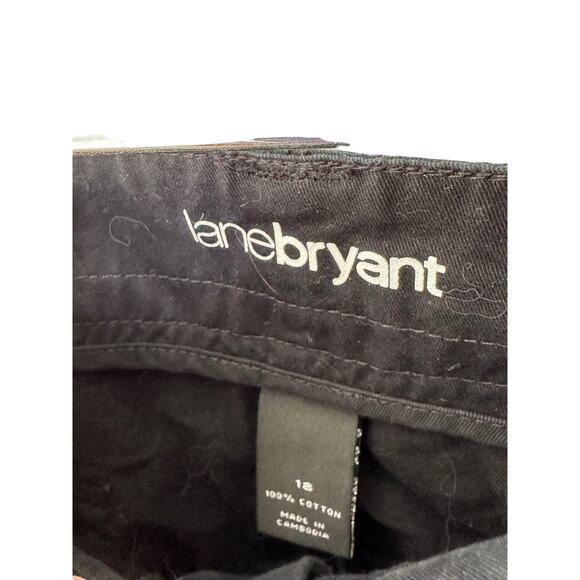 Lane Bryant 100% Cotton Black Shorts Women's Size 18 Inseam 7.5" - Picture 4 of 6